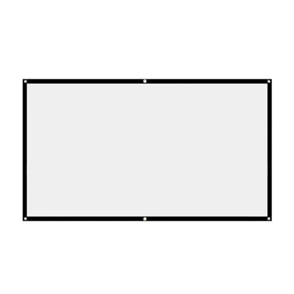 16:9 Portable Projector Screen Simple Projector Curtain 72/84/100/120/150 inch HD Display Screen Home Cinema Theater Movie Home - Image 7