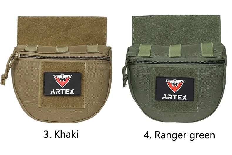Tactical Molle Chest Rig Drop Dump Pouch Bag For CRM CRX Vest Armor Carrier Storage Hunting Accessories Chest Pouch Lower Belly - Image 14