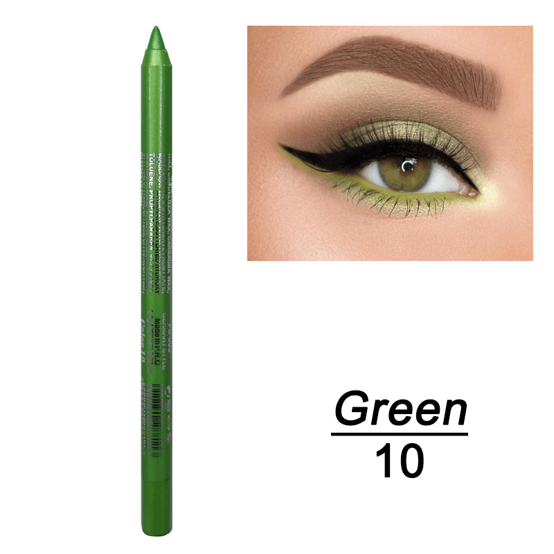 Vibrant Multi-Colored Metallic Smoky Eyeliner - Long-Lasting, Waterproof, Glitter Finish, Smudge-Proof, Easy to Apply Eye Makeup for Music Festival, Party, and Everyday Use - Image 15