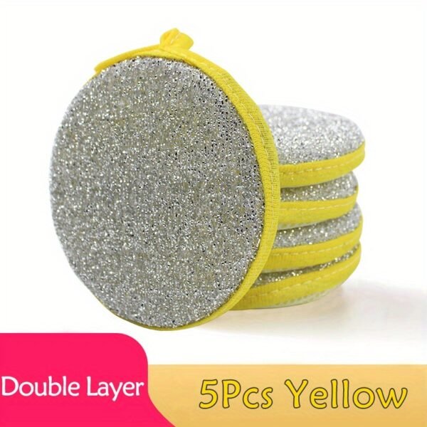 [5/10pcs Double Side Sponge] 5/10pcs, Double Side Dishwashing Sponge Pan Pot Dish Wash Sponges Household Cleaning Tools Kitchen Tableware Dish Washing Brush - Image 19