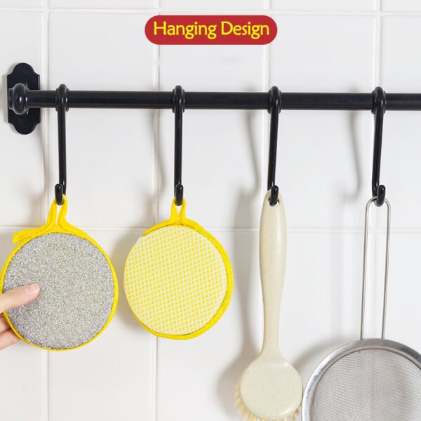 [5/10pcs Double Side Sponge] 5/10pcs, Double Side Dishwashing Sponge Pan Pot Dish Wash Sponges Household Cleaning Tools Kitchen Tableware Dish Washing Brush - Image 10
