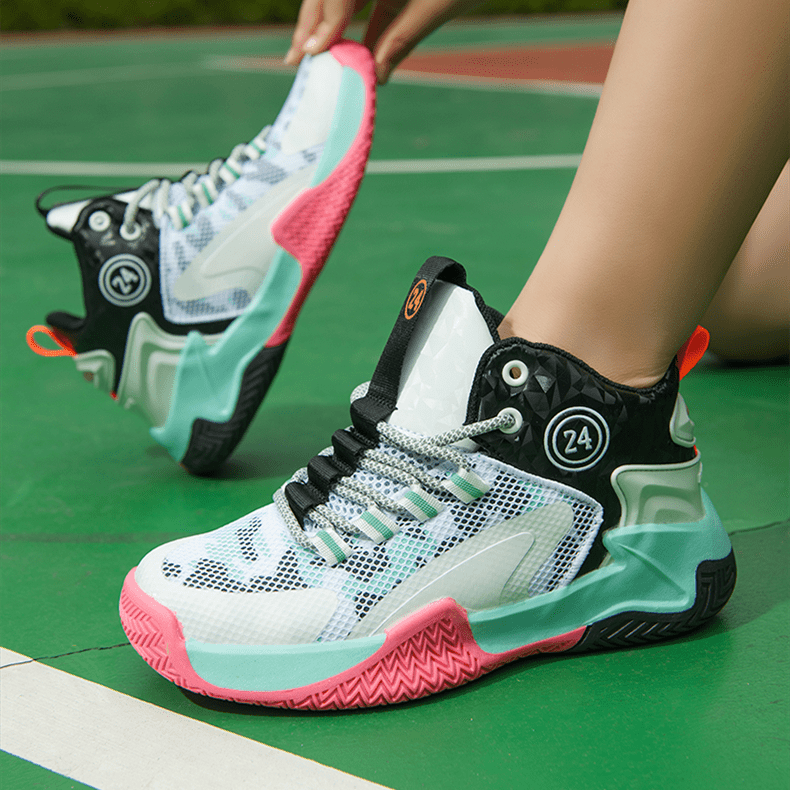 Breathable & Durable Boys' Basketball Sneakers – Lightweight, All-Season Mid-Tops with Rubber Sole - Image 59