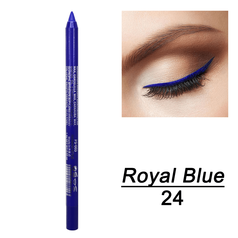 Vibrant Multi-Colored Metallic Smoky Eyeliner - Long-Lasting, Waterproof, Glitter Finish, Smudge-Proof, Easy to Apply Eye Makeup for Music Festival, Party, and Everyday Use - Image 19
