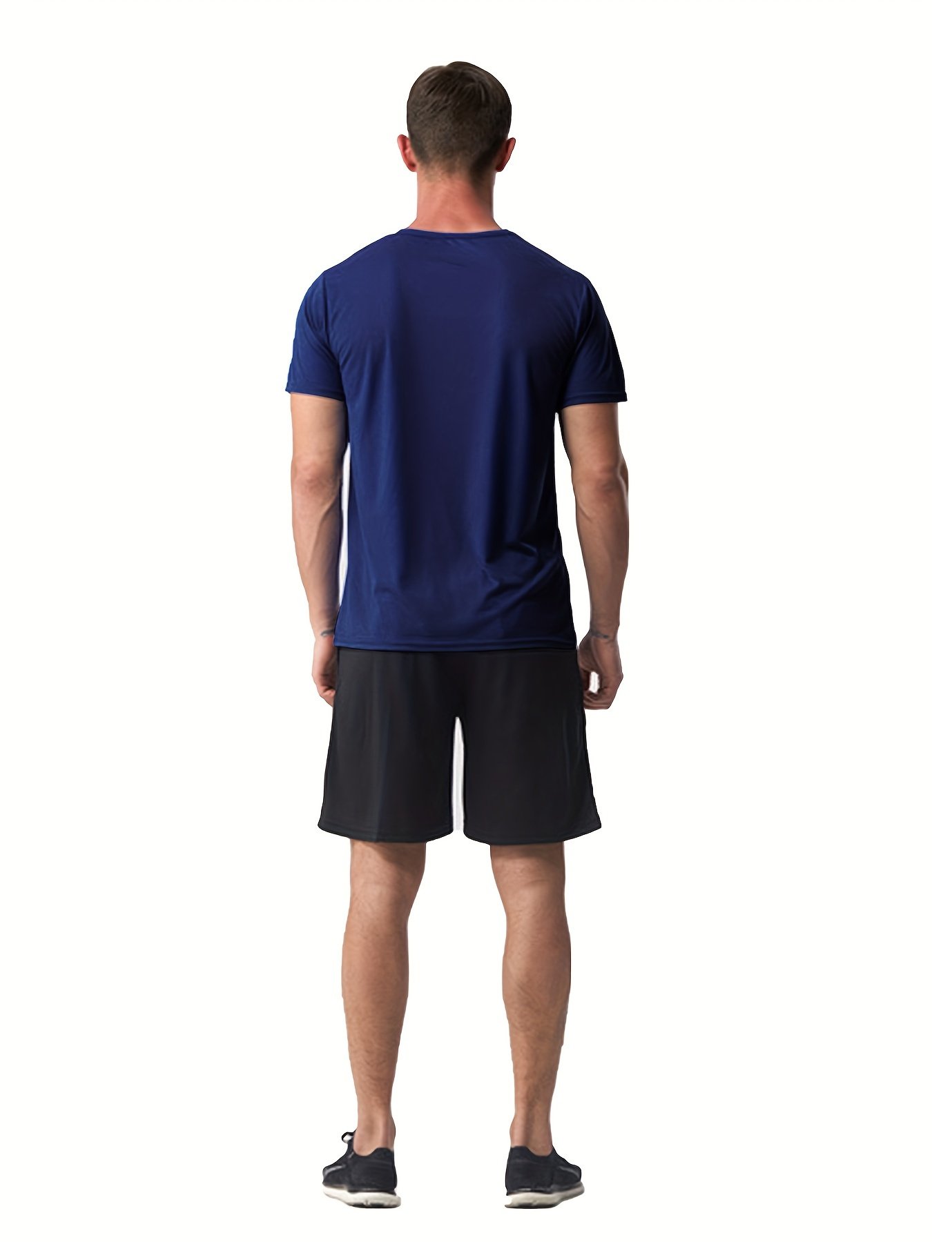 Quick-Drying Men's Fitness T-Shirt - Breathable & Cool Summer Sports Top (Large) - Image 6
