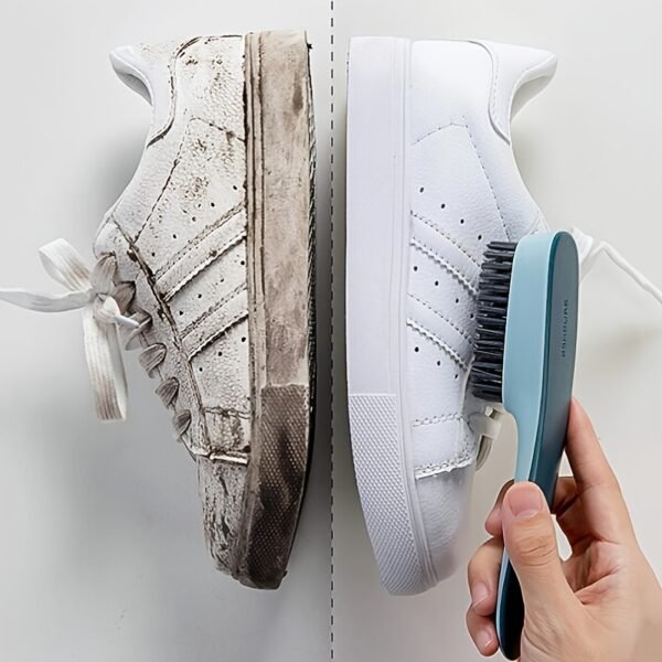 1pc Effortlessly Clean Your Shoes with our Long Handle Soft Bristle Shoe Brush - Image 5