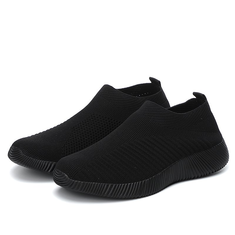 Women's Casual Sneakers, Lightweight Soft Bottom Running Shoes, Breathable Slip-on Walking Shoes plus size - Image 6