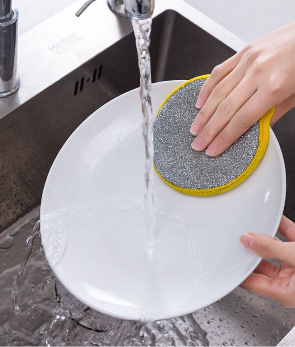 [5/10pcs Double Side Sponge] 5/10pcs, Double Side Dishwashing Sponge Pan Pot Dish Wash Sponges Household Cleaning Tools Kitchen Tableware Dish Washing Brush - Image 22