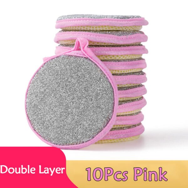 [5/10pcs Double Side Sponge] 5/10pcs, Double Side Dishwashing Sponge Pan Pot Dish Wash Sponges Household Cleaning Tools Kitchen Tableware Dish Washing Brush - Image 11