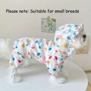 Waterproof Dog Raincoat for Small Dogs: Cute & Functional Outdoor Apparel