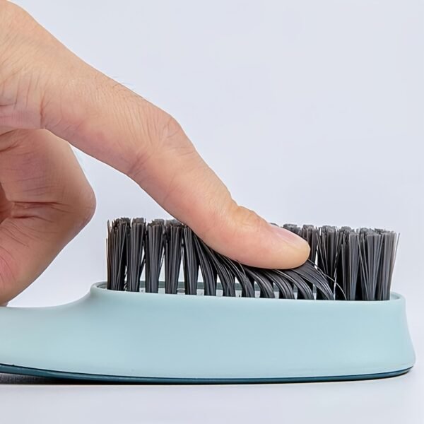 1pc Effortlessly Clean Your Shoes with our Long Handle Soft Bristle Shoe Brush - Image 4