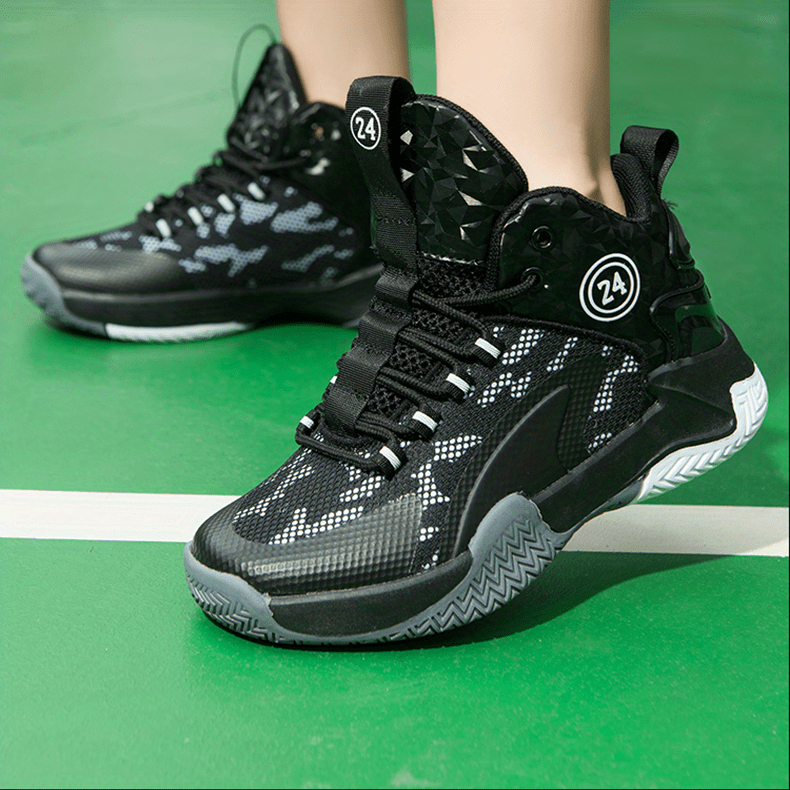 Breathable & Durable Boys' Basketball Sneakers – Lightweight, All-Season Mid-Tops with Rubber Sole - Image 60