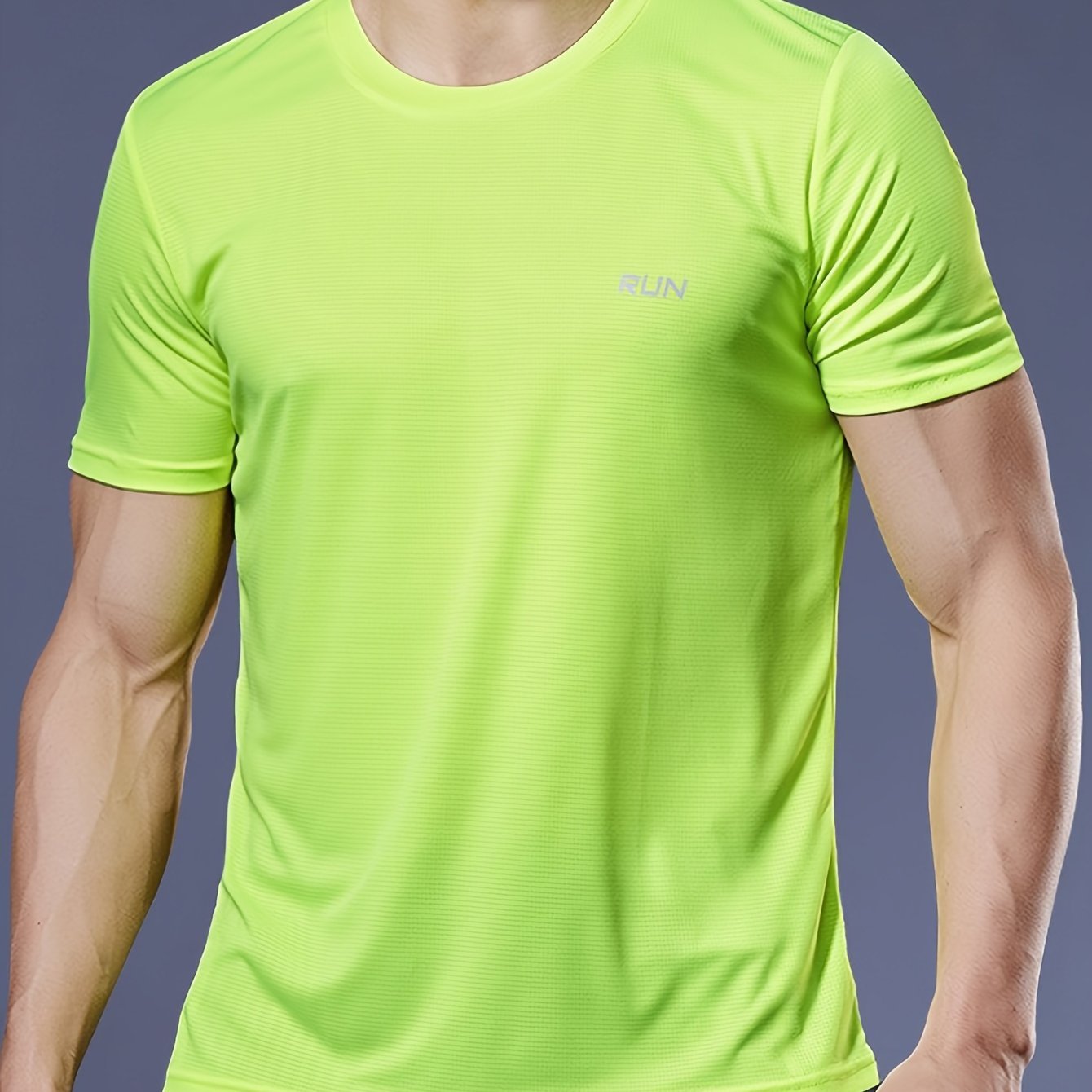 Quick-Drying Men's Fitness T-Shirt - Breathable & Cool Summer Sports Top (Large) - Image 11