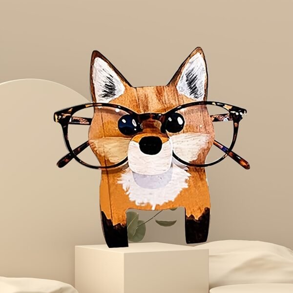 1pc Animals Glasses Holder, Wooden Eyeglass Holder Stand Stand Cute Animal Shape Spectacle Eyeglass Holder Display Stand For Room Home Decor - Image 3