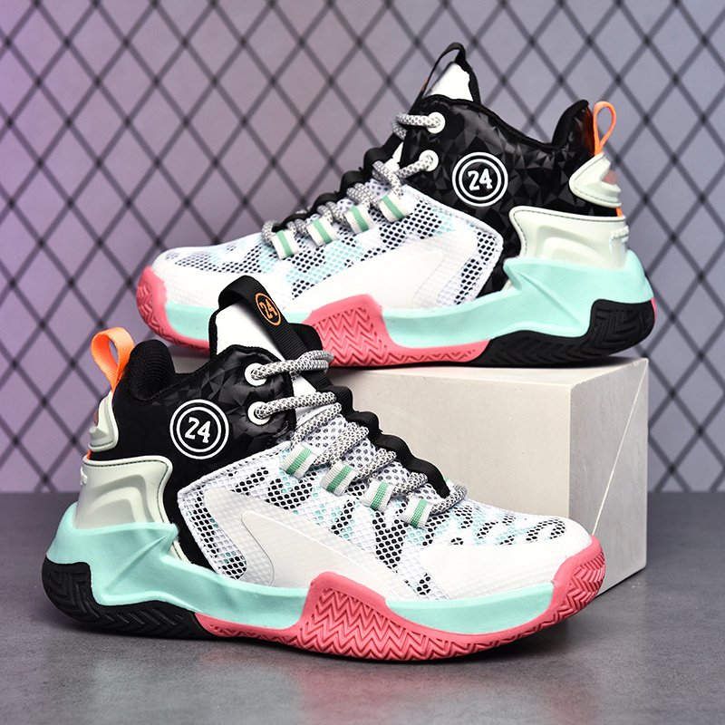 Breathable & Durable Boys' Basketball Sneakers – Lightweight, All-Season Mid-Tops with Rubber Sole - Image 8