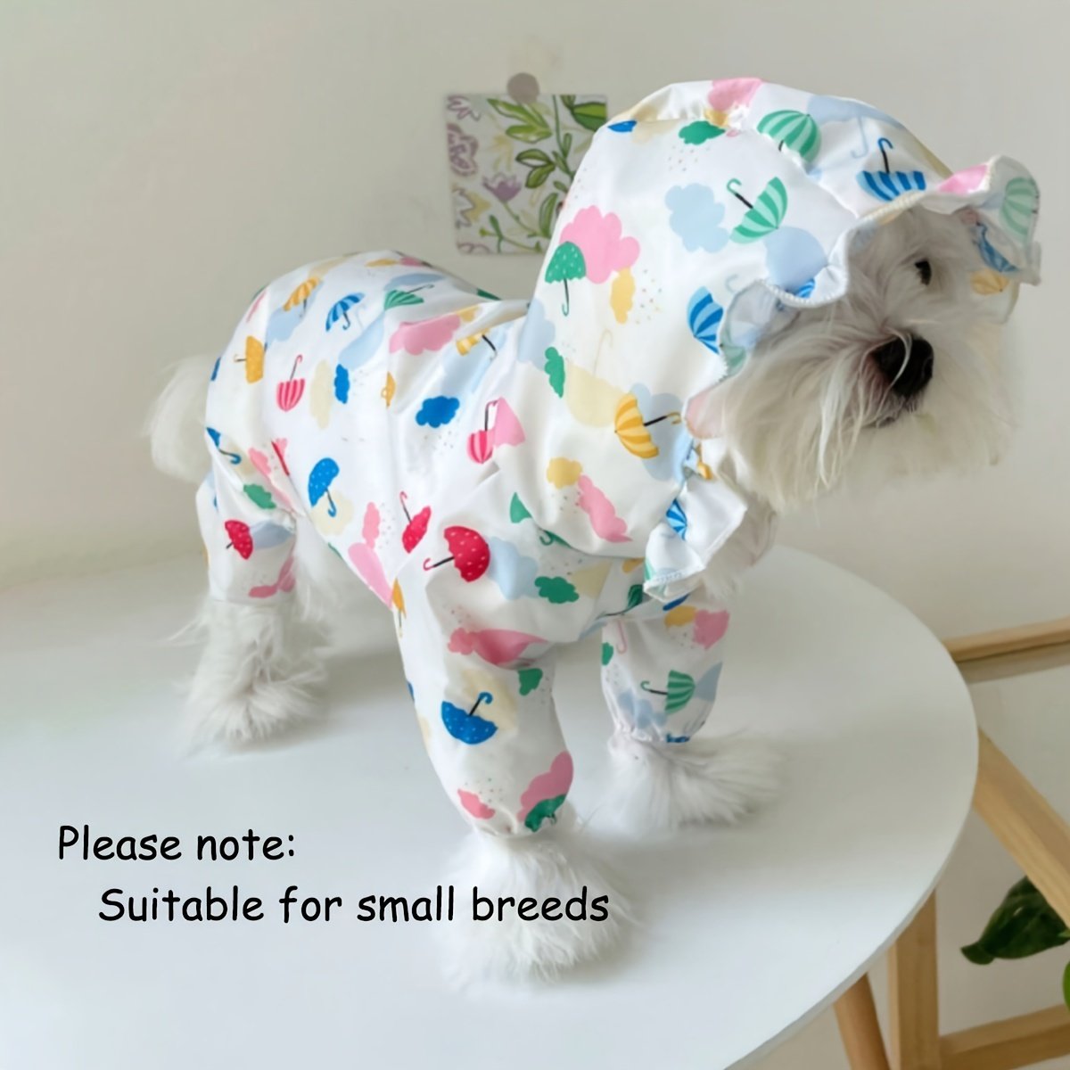 Waterproof Dog Raincoat for Small Dogs: Cute & Functional Outdoor Apparel - Image 3