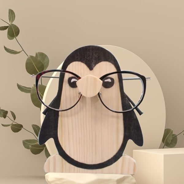 1pc Animals Glasses Holder, Wooden Eyeglass Holder Stand Stand Cute Animal Shape Spectacle Eyeglass Holder Display Stand For Room Home Decor - Image 10