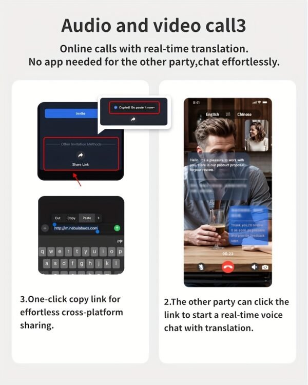 Translate Smart Wireless Headphones That Support Simultaneous Interpretation in 144 Languages, Feature a Voice Assistant, And Provide Accurate Real-Time Voice Translation Anytime And Anywhere, Making Them The Best Choice for Business Meetings. - Image 13