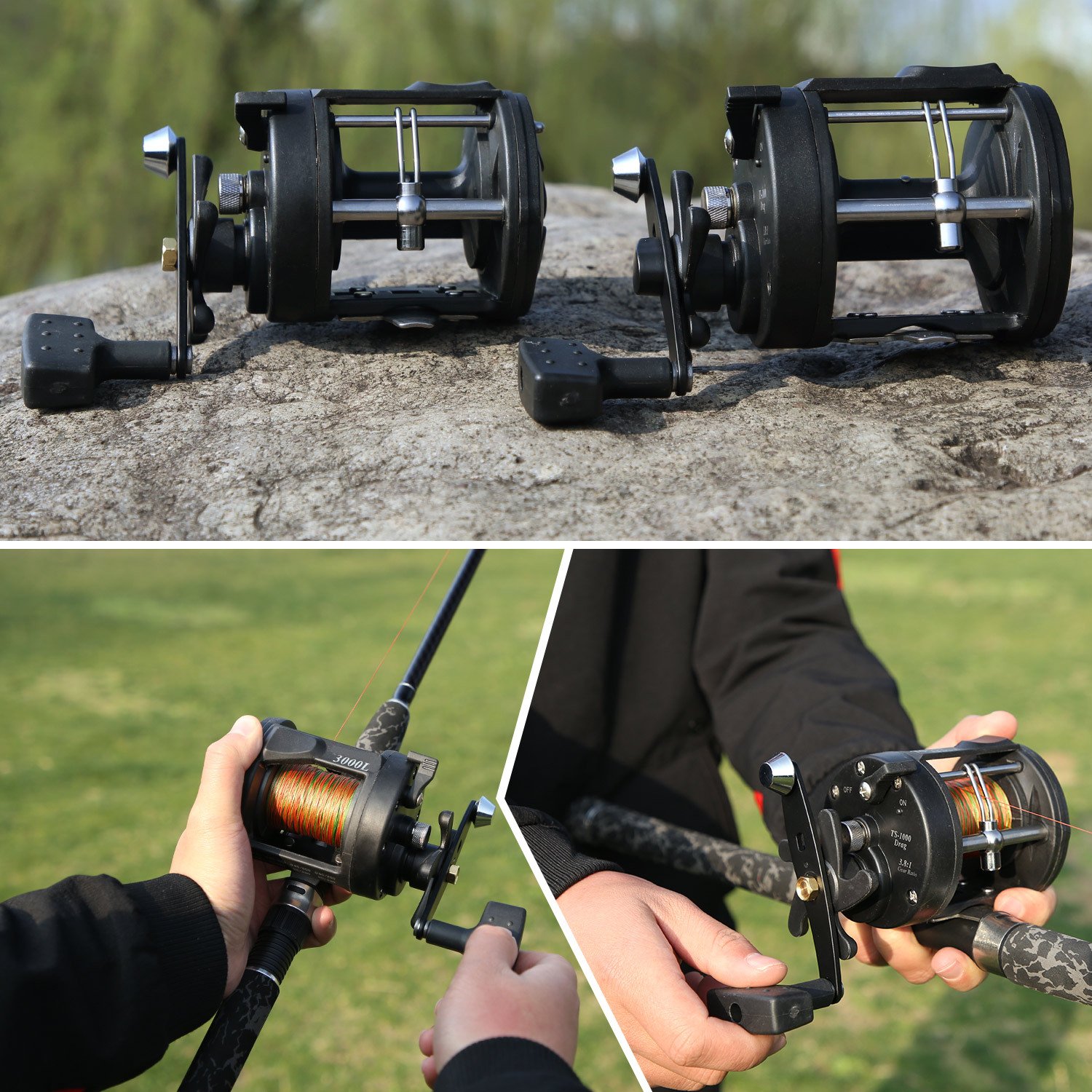 Sougayilang Saltwater & Freshwater Spinning Fishing Reel - Durable Boating Gear for Anglers - Perfect for Catching Big Fish with Smooth Drag System and Corrosion-Resistant Construction - Image 14