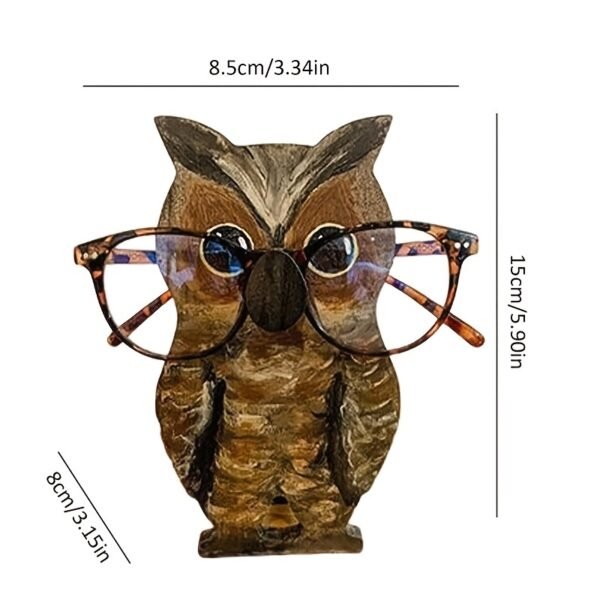 1pc Animals Glasses Holder, Wooden Eyeglass Holder Stand Stand Cute Animal Shape Spectacle Eyeglass Holder Display Stand For Room Home Decor - Image 5