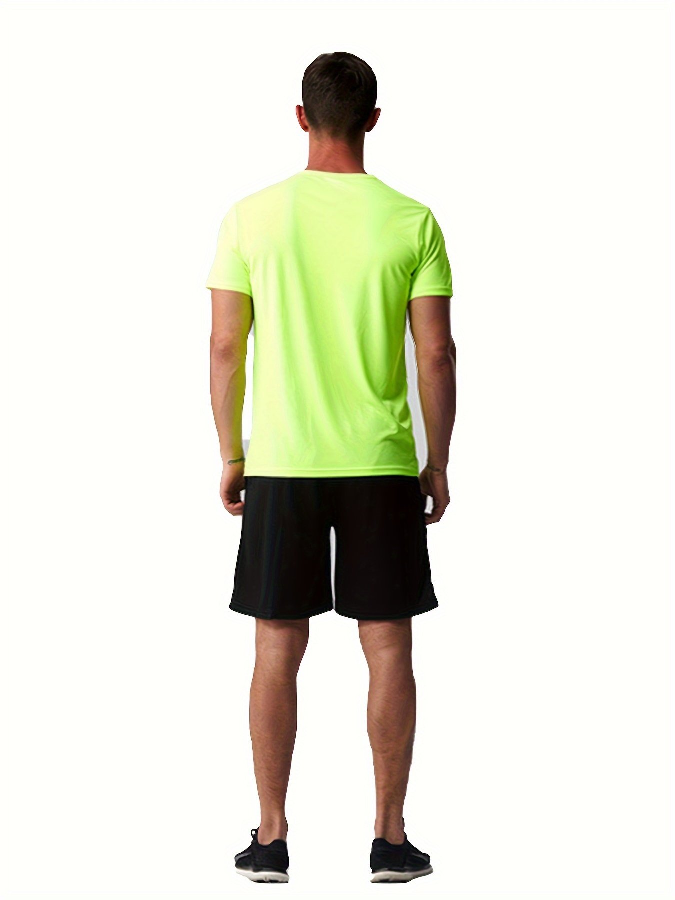 Quick-Drying Men's Fitness T-Shirt - Breathable & Cool Summer Sports Top (Large) - Image 10