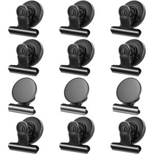 4/12pcs Heavy Duty Fridge Magnets with Clips - Superb Holding Power for Organized & Stylish Refrigerator Display