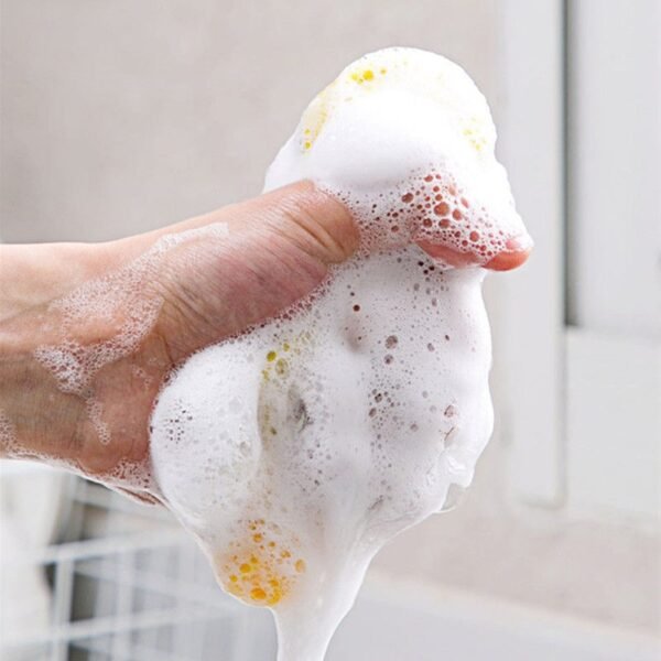 [5/10pcs Double Side Sponge] 5/10pcs, Double Side Dishwashing Sponge Pan Pot Dish Wash Sponges Household Cleaning Tools Kitchen Tableware Dish Washing Brush - Image 6