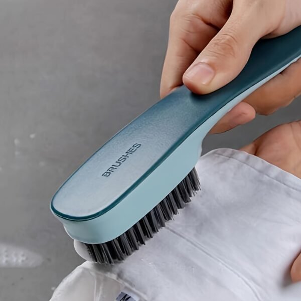 1pc Effortlessly Clean Your Shoes with our Long Handle Soft Bristle Shoe Brush - Image 2