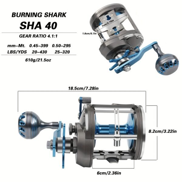 6+1 Ball Bearings Sougayilang Spinning Reel - High-Speed Retrieval, Ultra-Smooth & Lightweight - Ideal for Anglers - Image 3