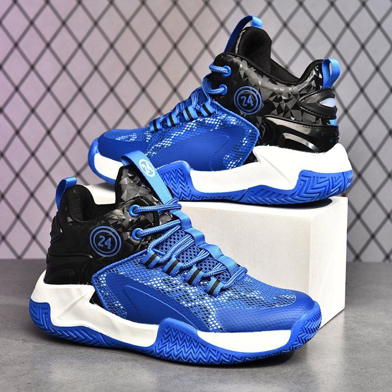 Breathable & Durable Boys' Basketball Sneakers – Lightweight, All-Season Mid-Tops with Rubber Sole - Image 42
