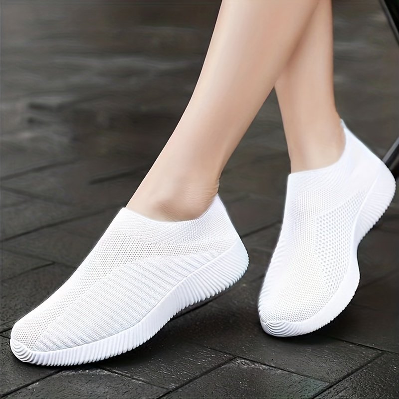 Women's Casual Sneakers, Lightweight Soft Bottom Running Shoes, Breathable Slip-on Walking Shoes plus size - Image 16