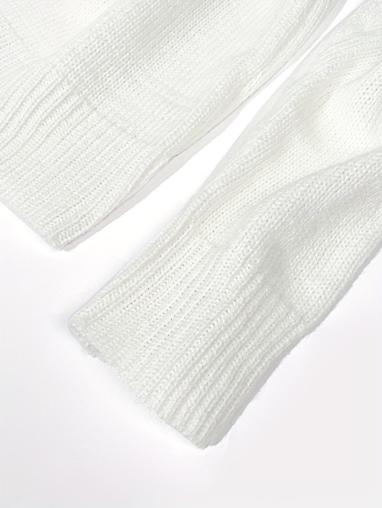 All Match Knitted Cable Sweater, Men's Casual Color Block Design Warm Slightly Stretch Crew Neck Pullover Sweater For Fall Winter - Image 10