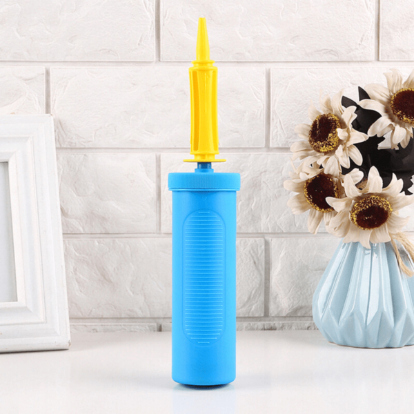 1pc Blue High Quality Two-Way Pump Balloon Accessory, Time-Saving And Convenient, Ideal Party Decorating Partner Halloween, Thanksgiving And Christmas Gift Easter Gift, Easter Room Decor - Image 3