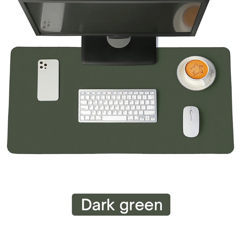 1pc Executive Desk Mat - Waterproof PU Leather, Large Mouse Pad with Keyboard Protection - Durable PC Gaming Mousepad, Home Office Accessories - Image 12