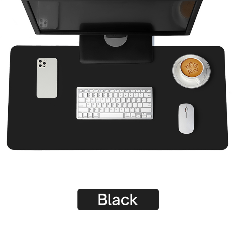 1pc Executive Desk Mat - Waterproof PU Leather, Large Mouse Pad with Keyboard Protection - Durable PC Gaming Mousepad, Home Office Accessories - Image 4