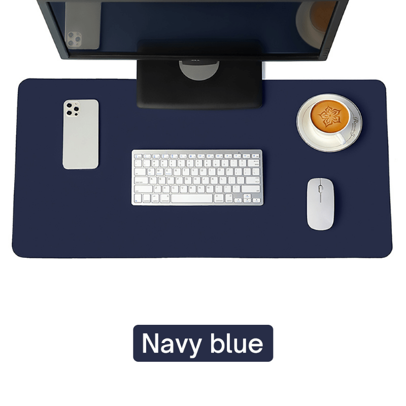 1pc Executive Desk Mat - Waterproof PU Leather, Large Mouse Pad with Keyboard Protection - Durable PC Gaming Mousepad, Home Office Accessories - Image 11