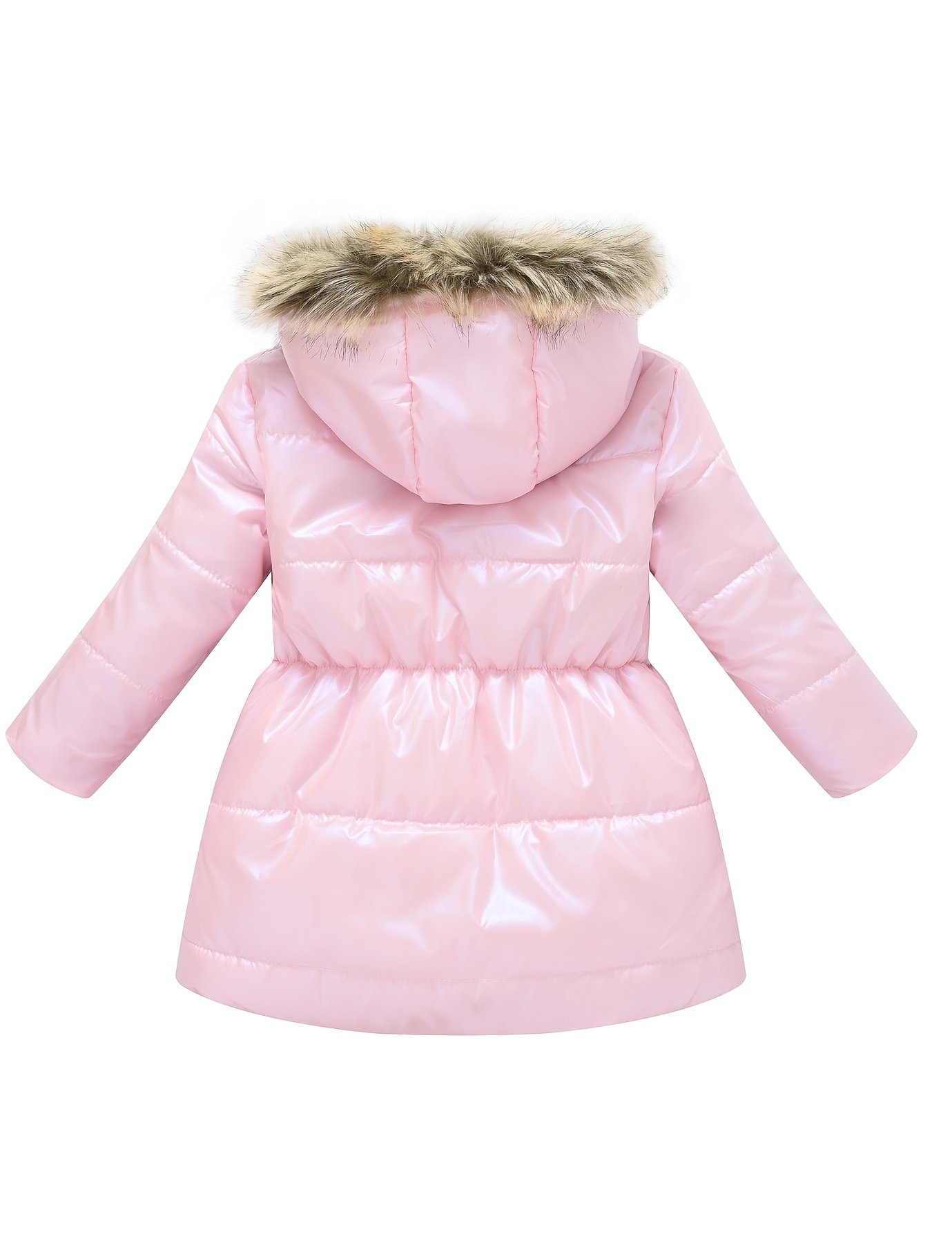 Thickened Down Alternative Girls Dressy Cute Hooded Jacket, Padded Thermal Outwear For Winter - Image 10