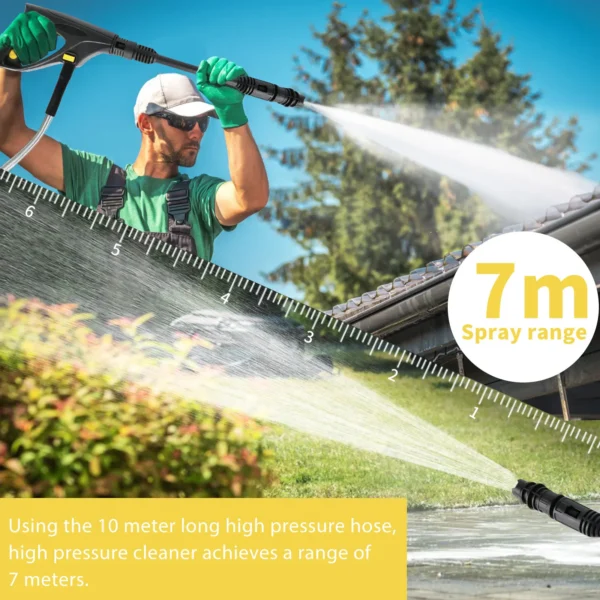 1500W 135Bar Home High Pressure Cleaner Washers Car Washers Garden Washing Cleaning Tools For Water Gun Garden Watering Gun - Image 2