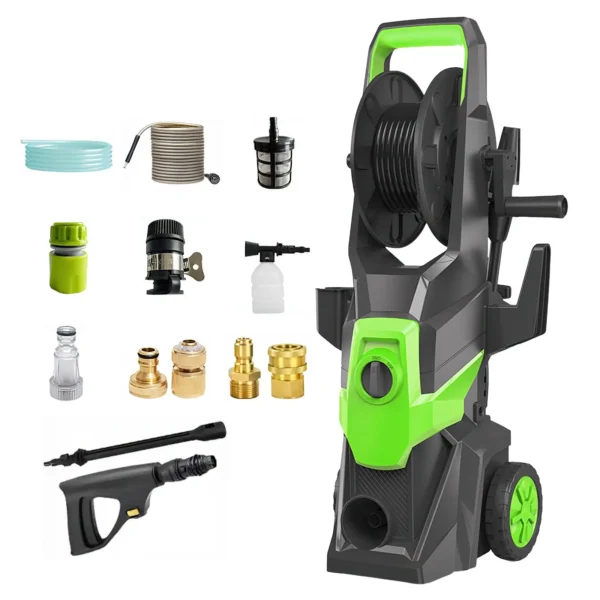 150Bar 1500W High Pressure Cleaner Washers Car Washers Household Garden Washing Cleaning Tools For Water Gun Garden Watering Gun - Image 8