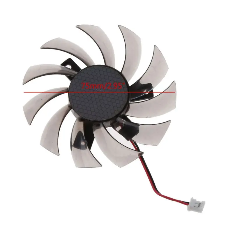 75MM PLD08010S12H 2Pin Cooler Fan Graphics Card Cooling Fan For Gigabyte 6850 7970 GTX 460 GTX560Ti R270X R7 260x - Image 13