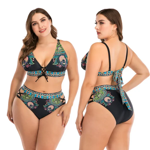 2023 Push Up Bikini Sets Swimwear Women Swimsuit Plus Larges Size Bathing Swimming  Suits Beachwear For Famale Sexy Biquini Wear - Image 3
