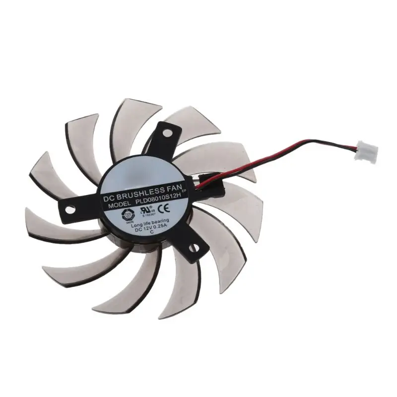 75MM PLD08010S12H 2Pin Cooler Fan Graphics Card Cooling Fan For Gigabyte 6850 7970 GTX 460 GTX560Ti R270X R7 260x - Image 12