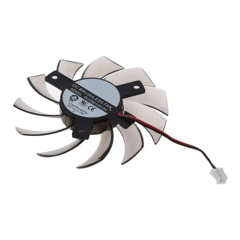 75MM PLD08010S12H 2Pin Cooler Fan Graphics Card Cooling Fan For Gigabyte 6850 7970 GTX 460 GTX560Ti R270X R7 260x - Image 11