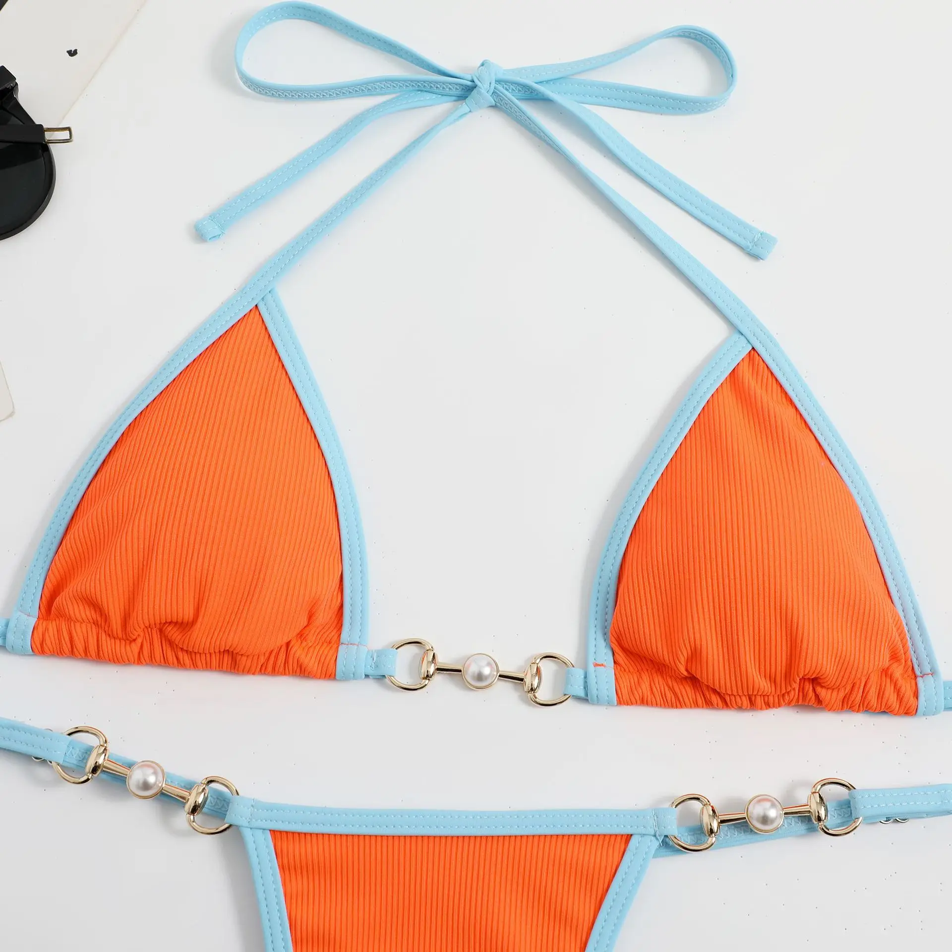 sexy string micro mini bikinis set high waist swimsuit thong swimsuit Swimwear Biquini conjunto de bikini tankini beachwear - Image 14