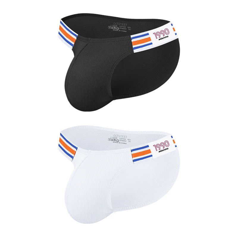 1/2/3/4 PCS Summer Hot Item Men's Briefs High Fork Triangle Pants Cotton Fabric Bikini Sea Blue Striped Elastic Band Underwear - Image 27