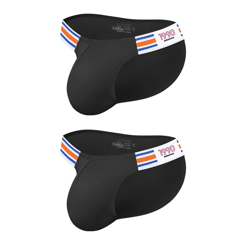 1/2/3/4 PCS Summer Hot Item Men's Briefs High Fork Triangle Pants Cotton Fabric Bikini Sea Blue Striped Elastic Band Underwear - Image 25