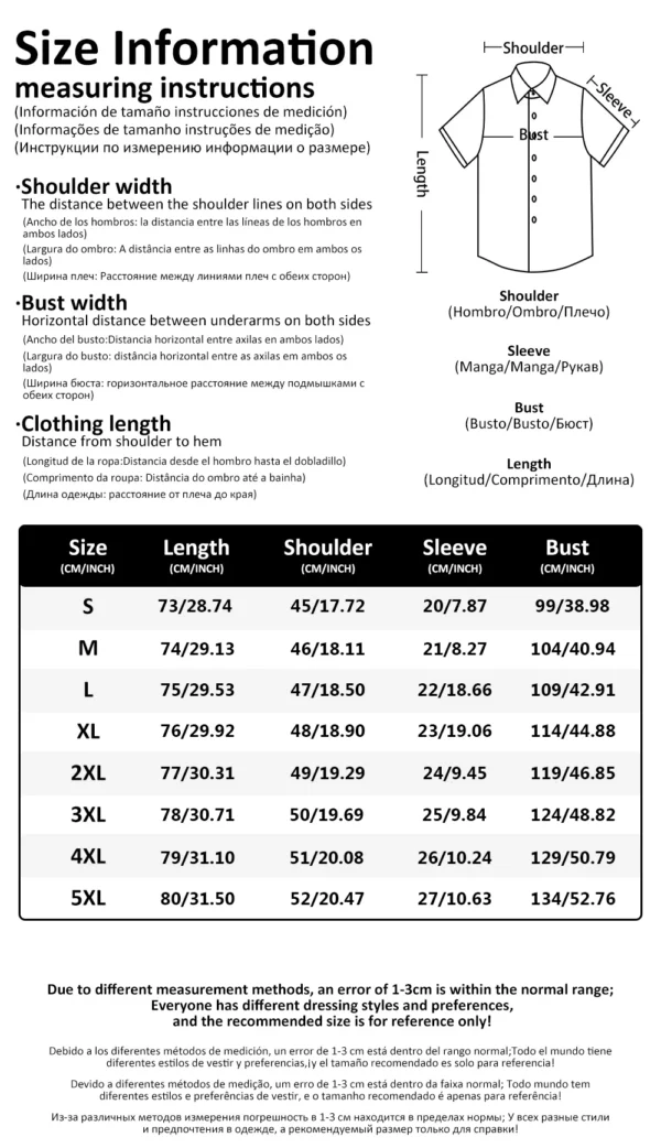 Summer Men's Hawaiian Short Sleeve Printed Shirts Loose Fitting Oversized Social Cartoon Pictures Floral Casual Fashion Clothing - Image 6
