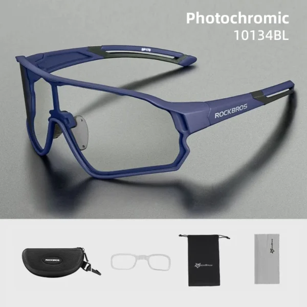 ROCKBROS Photochromic Bike Glasses UV400 Sun Protection Goggles Bicycle Sunglasses Sports Men Women Outdoor Eyewear - Image 8