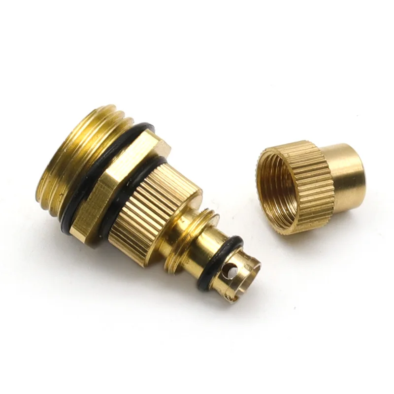 1/2  4 Point  Adjustable Brass Atomizing Sprayer Lawn Garden Sprinkler Heads Cooling Fogging Misting Nozzles Garden Sprinklers - Image 5