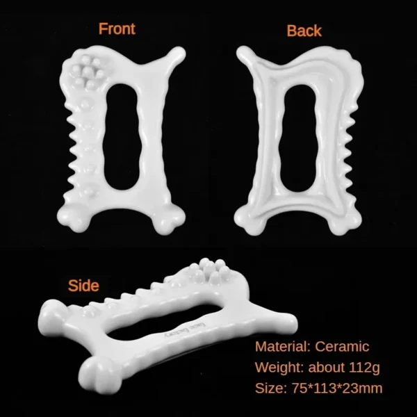 Skin Scraping Gua Sha Ceramic Korea Gouache Scraper Tools Face Massager Face Factory Head Massager - Image 5