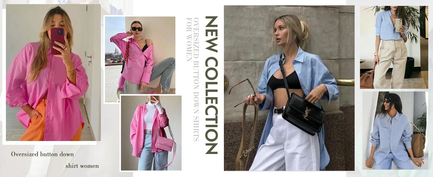 Street Fashion Blue and White Striped Shirt Women Irregular Long-Sleeved Oversized Smock 2024 Spring Loose Plaid Top Tide - Image 19